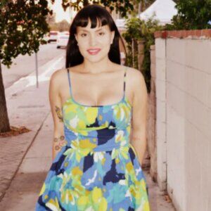 Colorful Vibrant Trina Turk Summer Dress - Size 4